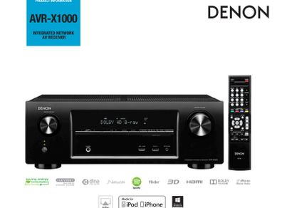 Denon AVR-X1000 surround network AV receiver
