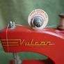Antique Toy Sewing Machine Red Vulcan 1950s Display JAPAN JP Image 3