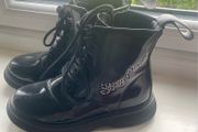 Girls faux leather boots size 31