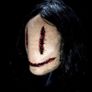 Halloween Mask for Adults, Realistic Horror Mask with Hair, Creepy Halloween Mask for Theme Party Cosplay Image 3