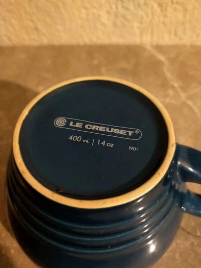 Le Creuset Large Coffee Cup in Deep Teal