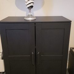 Black Ikea cabinet