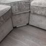 L Shaped corner Sofa and Footstool Image 6