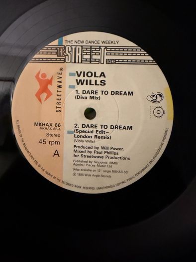 Viola Wills Dare To Dream Limited Edition 1985 UK 12 inch MKHAX 66