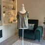 Brand-new Ladies Gold & Black Metallic Top Size: UK 10 / EU 38 Image 4