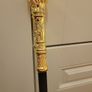 Walking stick gold handle Image 4