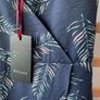dress bnwt occasion dress navy patterned wrap effect dress size 10/12 Image 4