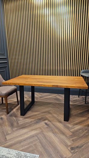 Wooden dining table