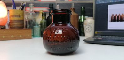 7 - Beautiful Vintage Bovril Jar 16oz Biggest Size.