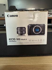 Canon Eos M6 Mark Ii + Ef-m 15-45mm F3.5-6.3 Is Stm Lens + Evf-dc2 Viewfinder