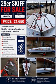 29er Sailing Dinghy - Sail No. HKG 164 / Hull No. 731