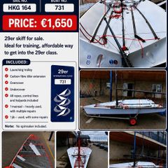 29er Skiff - Sail No. HKG 164 / Hull No. 731