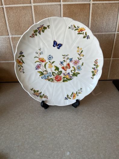 Aynsley Bone China Cottage Garden 10/1/4" Cake plate