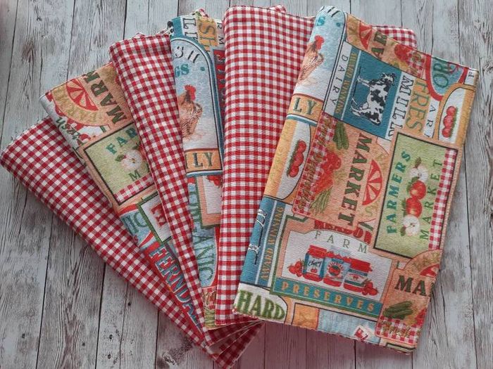 Handmade Placemats." Summer fruits, Farmers Market, Mediterranean Herbs"