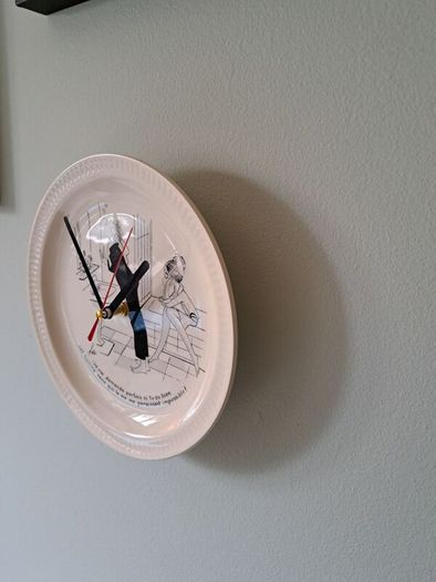 Vintage french plate clock