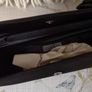 Lunar dressy black court shoes with matching bag, BNIB Image 2