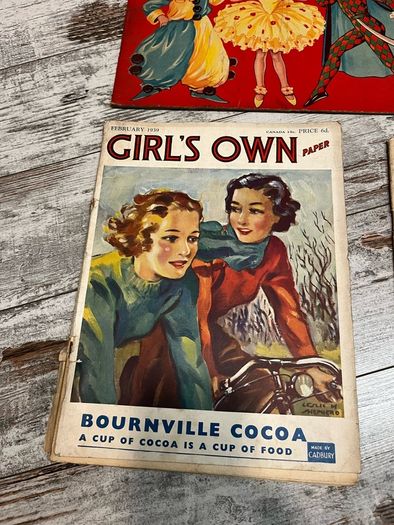vintage book magazine