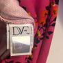 Silk Diane von Furstenberg DVF Irina wrap dress in Shalamar Trellis Pink Image 5