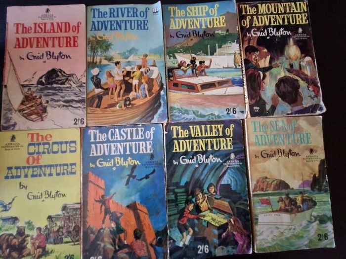 Enid Blyton Adventure Series paperbacks
