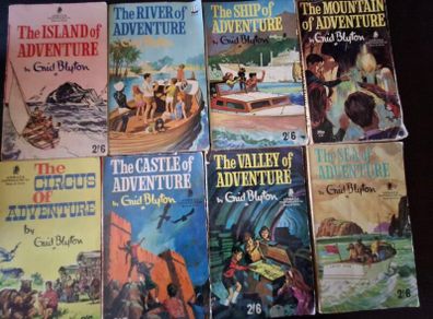 Enid Blyton Adventure Series paperbacks