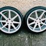 R20 5x120 Ispiri ISR8 staggered alloy wheels with new tyres Image 3