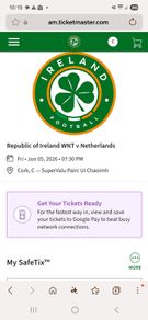 Ireland v Netherlands