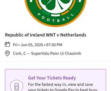 Ireland v Netherlands