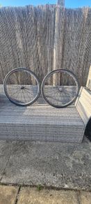 Fulcrum racing zero carbon clinchers.