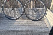 Fulcrum racing zero carbon clinchers.