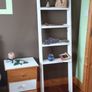 Rustic White Bedroom Shelf - Wooden Bathroom Shelves Image 9