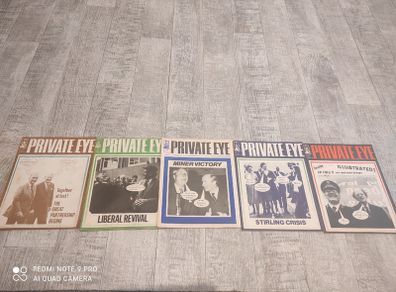 Private Eye 1972 political satire magazines