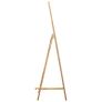 Freestanding Mirror 48x46.5x150 cm Solid Oak Wood Image 3
