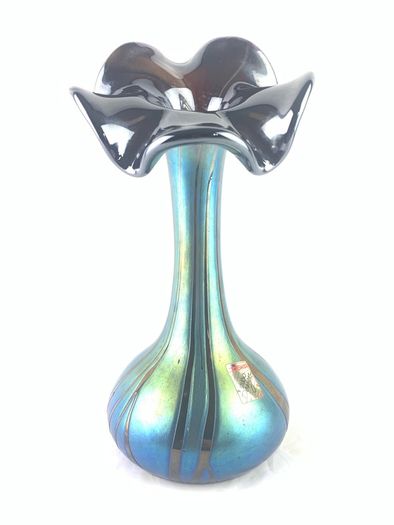 Rare Mid Century Joska Studio design glass vase