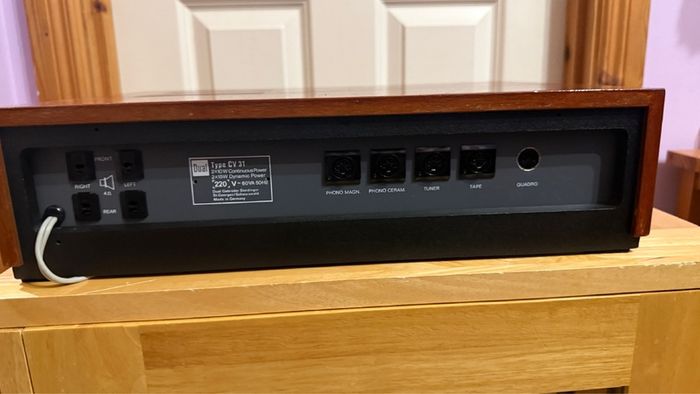 Vintage Dual Quadro amplifier with Yamaha speakers