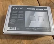 Cersanit  toilet flush chrome square