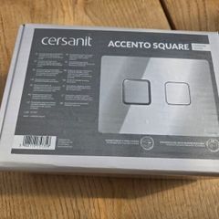 Cersanit  toilet flush chrome square