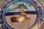 Lovely Wall Hanging Plate Hand Painted