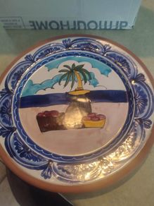 Lovely Wall Hanging Plate Hand Painted