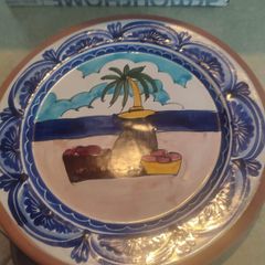 Lovely Wall Hanging Plate Hand Painted