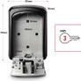 Master Lock Key Safe, 5401EURD, Wall Mounted, Medium, Strong Outdoor Weather Resistant Construction - Mounting Hardware Included Image 2