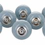 Blue-Grey Crackle Handmade Design Round Ceramic Door Knobs, Vintage, Shabby Chic, Interior Furniture, Cabinet Wardrobe Cupboard Drawers Pulls Handles (8-Pack) Image 5