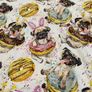unique hoodie - pugs and donuts - size 12-14y Image 4