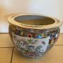 Vintage Chinese Famille Rose/ Rose Medallion Planter Image 3