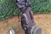 Golf clubs, full set, bag and trolley