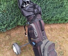 Golf clubs, full set, bag and trolley