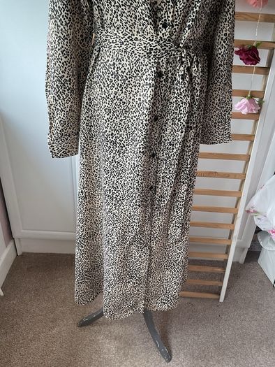 dress Bnwot animal print button through shirt dress size 12