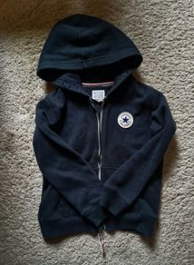 Converse All Star junior, Boy's jumper/ hoody zip black