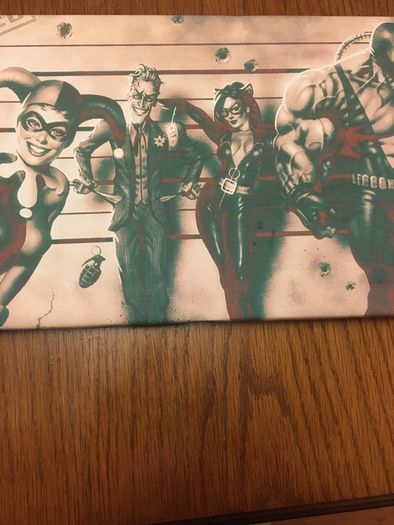 Picture - Harley Quinn & Co. on canvas