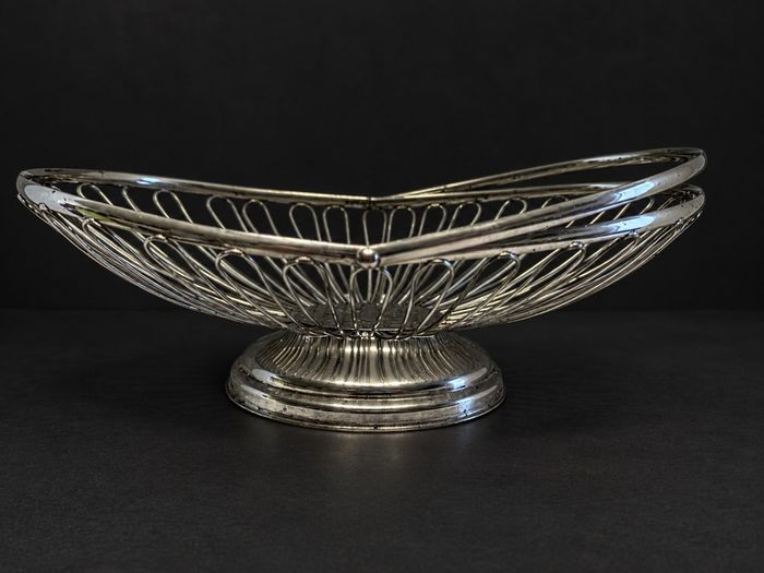 Vintage Silver-Plated Fruit Basket