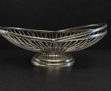 Vintage Silver-Plated Fruit Basket